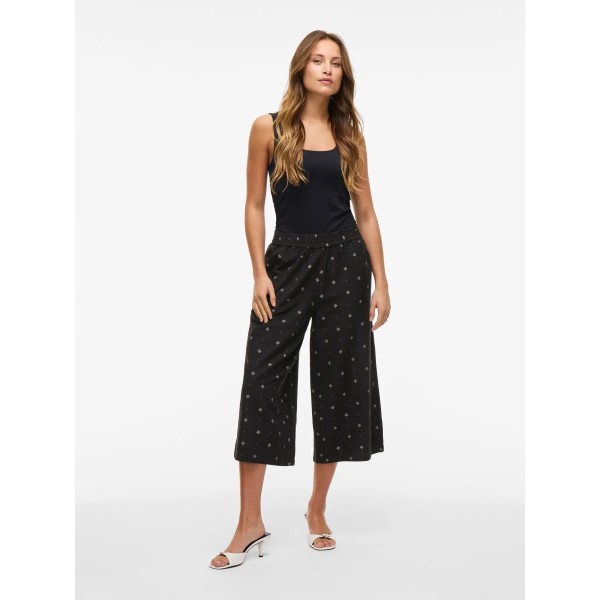 VILA PANTALÓN CULOTTE VIPRISILLA NEGRO