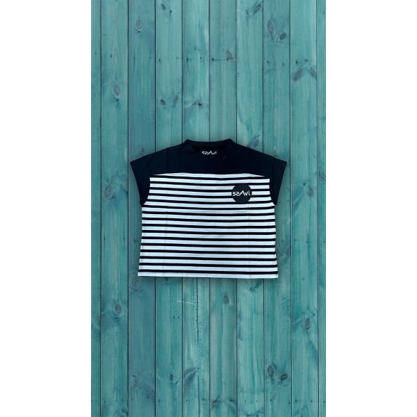 SANVI CAMISETA OVERSIZE RAYAS