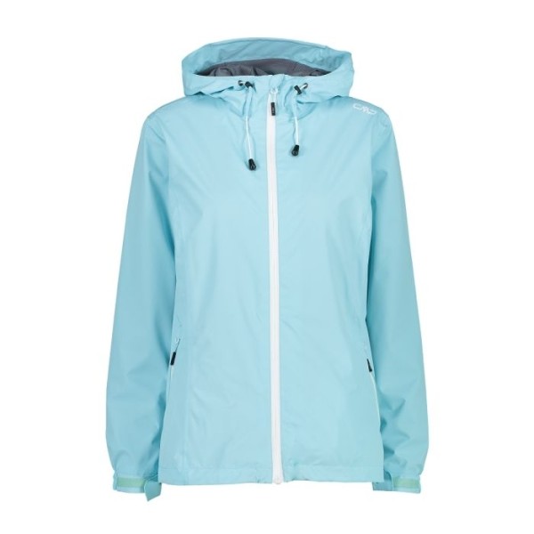 CMP WOMAN JACKET FIX HOOD ACQUA