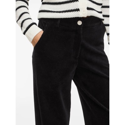 VILA PANTALÓN PANA VIKITA NEGRO