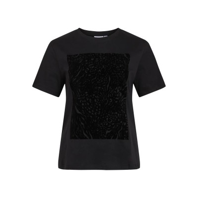 VILA CAMISETA VISYBIL NEGRA