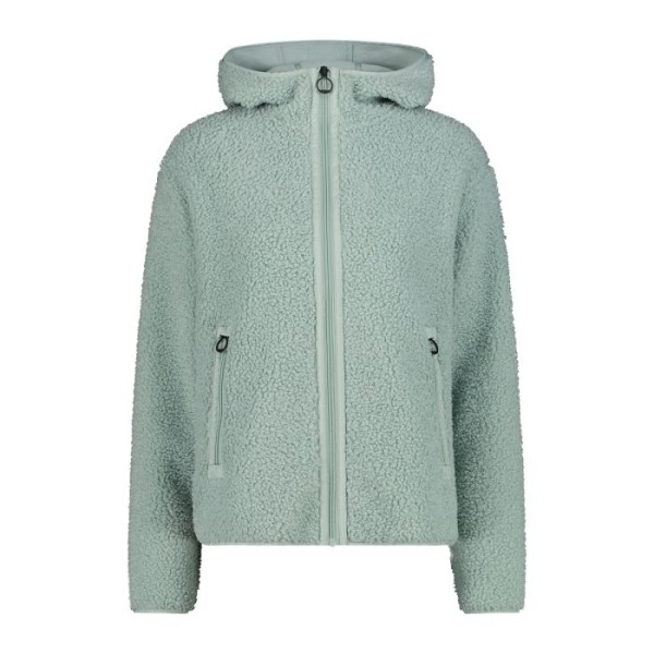 CMP WOMAN POLAR CON CAPUCHA JADE