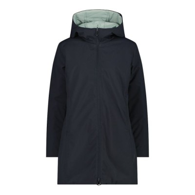 CMP WOMAN REVERSIBLE PARKA FIX HOOD