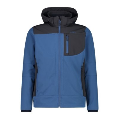 CMP MAN JACKET ZIP HOOD AZUL
