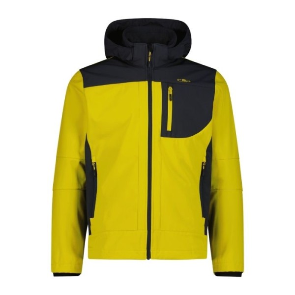 CMP MAN JACKET ZIP HOOD GOLD GREEN