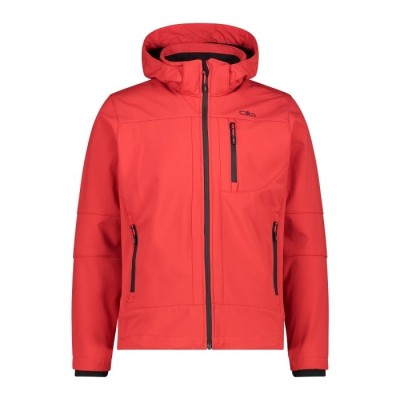 CMP MAN JACKET ZIP HOOD ROJO