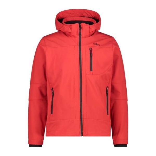 CMP MAN JACKET ZIP HOOD ROJO