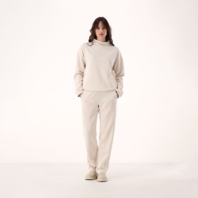 CMP SUDADERA CUELLO ALTO CRUDO