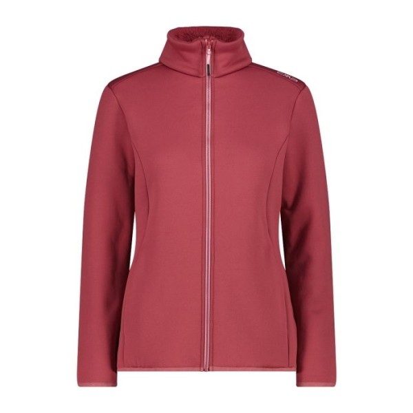 CMP SUDADERA POLAR MUJER BURDEOS