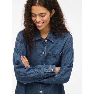 VILA CAMISA VAQUERA VIKIKI DENIM