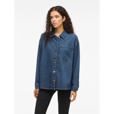 VILA CAMISA VAQUERA VIKIKI DENIM