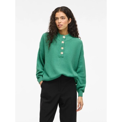 VILA JERSEY DE PUNTO VICHING VERDE