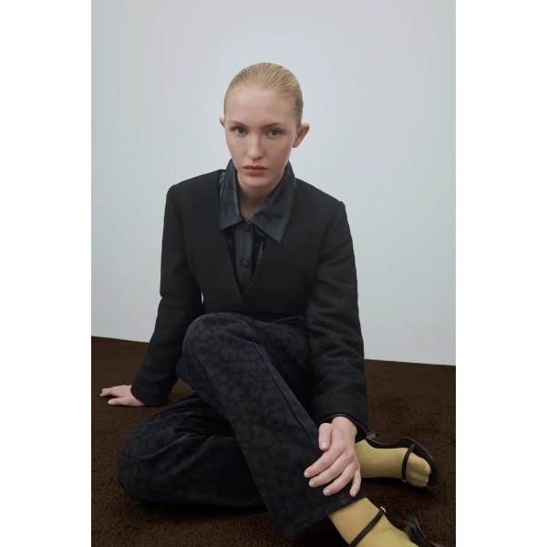 VILA PANTALÓN NEGRO LEO VIKELLY