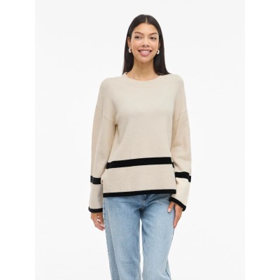 VILA JERSEY OVERSIZE CRUDO VIRIL