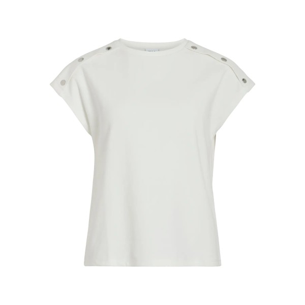 VILA CAMISETA M/C VINORATA BLANCA