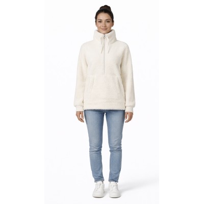 CMP WOMAN SWEAT POLAR BLANCO