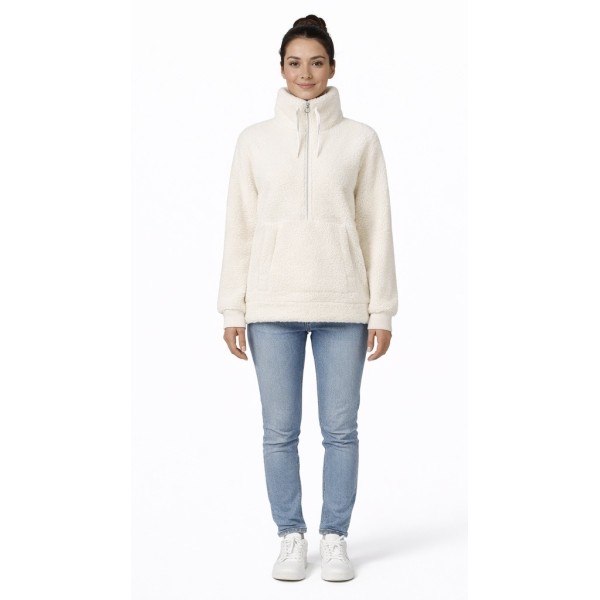 CMP WOMAN SWEAT POLAR BLANCO