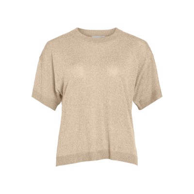 VILA JERSEY MANGA CORTA VINOWY DORADO