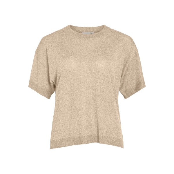 VILA JERSEY MANGA CORTA VINOWY DORADO