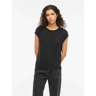 VILA CAMISETA VIMODALA NEGRO
