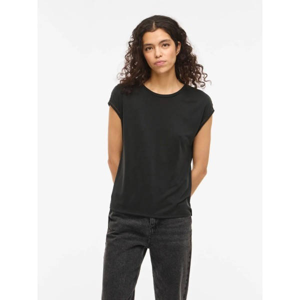 VILA CAMISETA VIMODALA NEGRO