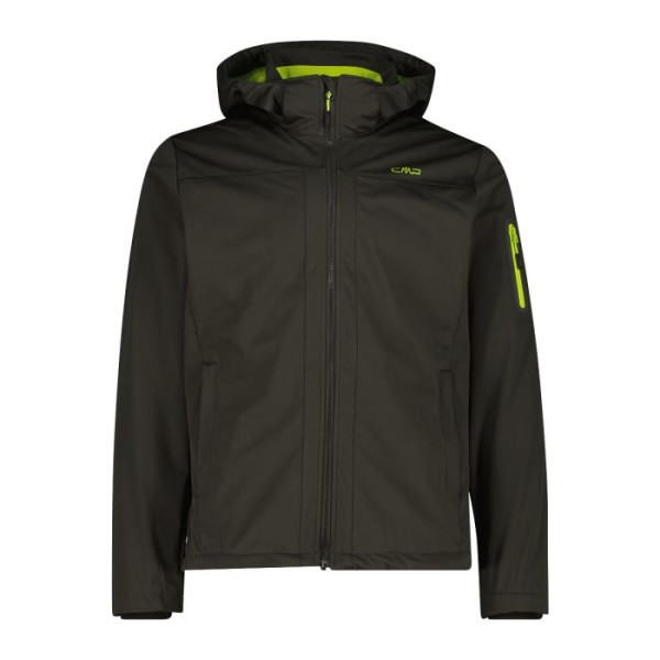 CMP MAN JACKET ZIP HOOD VERDE OSCURO