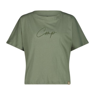 CMP CAMISETA DE ALGODÓN ORGÁNICO LOGO SALVIA
