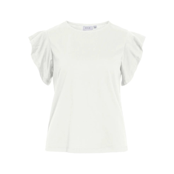 VILA VISUMMER CAMISETA TOP BLANCO