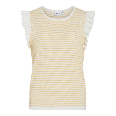 VILA VICHAYA JERSEY MANGA CORTA AMARILLO