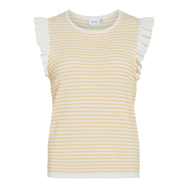 VILA VICHAYA JERSEY MANGA CORTA AMARILLO