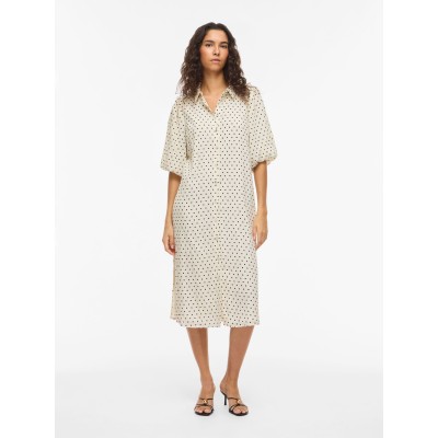 VILA VESTIDO MIDI DE LUNARES VIEA