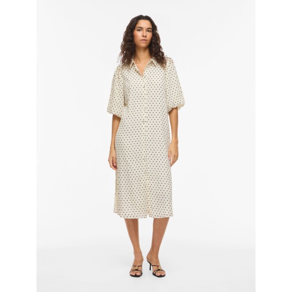 VILA VESTIDO MIDI DE LUNARES VIEA