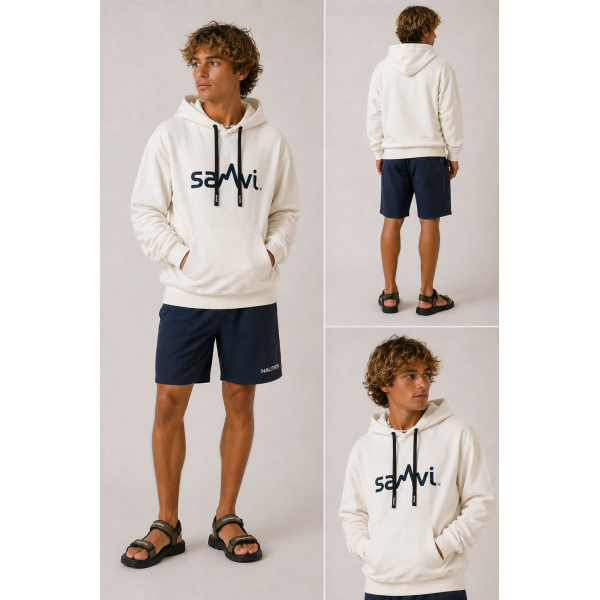 SANVI SUDADERA OYAMBRE BLANCO MARINO
