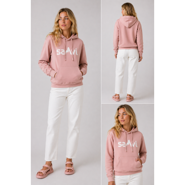 SANVI SUDADERA OYAMBRE ROSA CRUDO