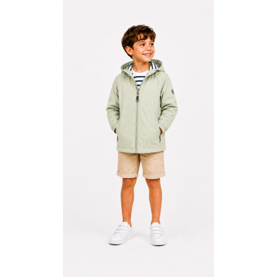 SANVI IMPERMEABLE NIÑO MERÓN VERDE