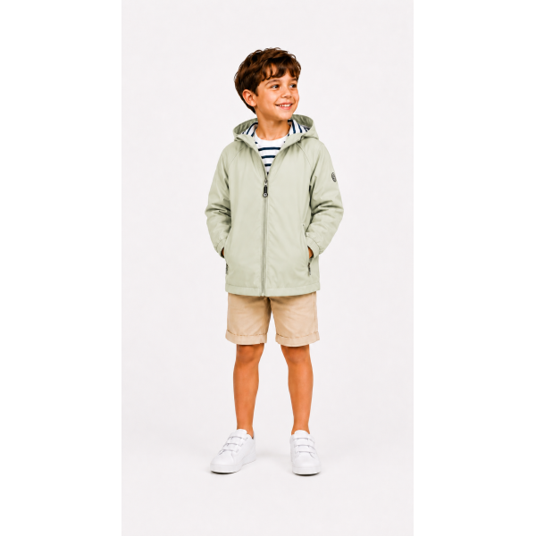 SANVI IMPERMEABLE NIÑO MERÓN VERDE