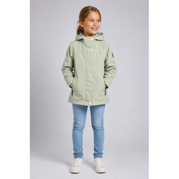 SANVI IMPERMEABLE NIÑA BEDERNA VERDE