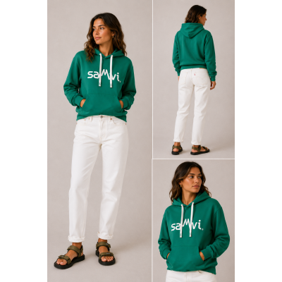 SANVI SUDADERA OYAMBRE UNISEX. VERDE