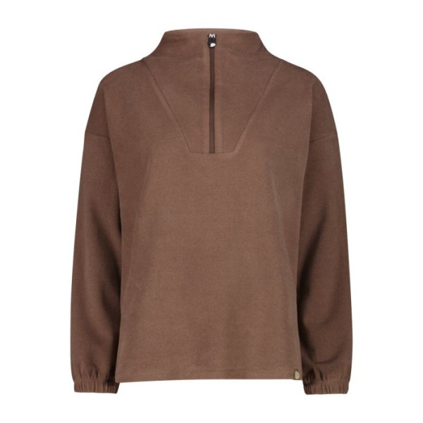 CMP SUDADERA MUJER MEDIA CREMALLERA TOFFEE