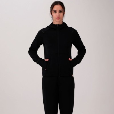 CMP CHAQUETA ELÁSTICA CAPUCHA NEGRA