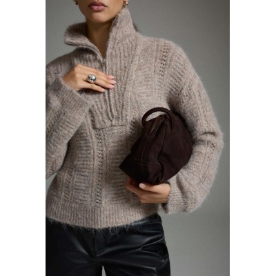 VILA JERSEY VIGLEEBA NATURAL MELANGE
