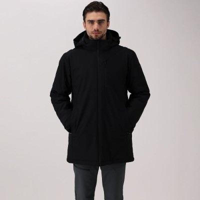 CMP CHAQUETA LARGA CAPUCHA 36K2607 NEGRA