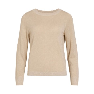 VILA JERSEY GLITER VIGINNY DORADO