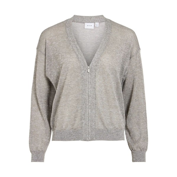 VILA CHAQUETA VIMETA METALLIC GRIS