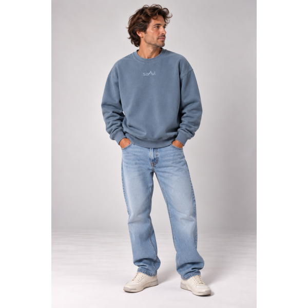 SANVI SUDADERA SIN CAPUCHA ARENAL AZUL