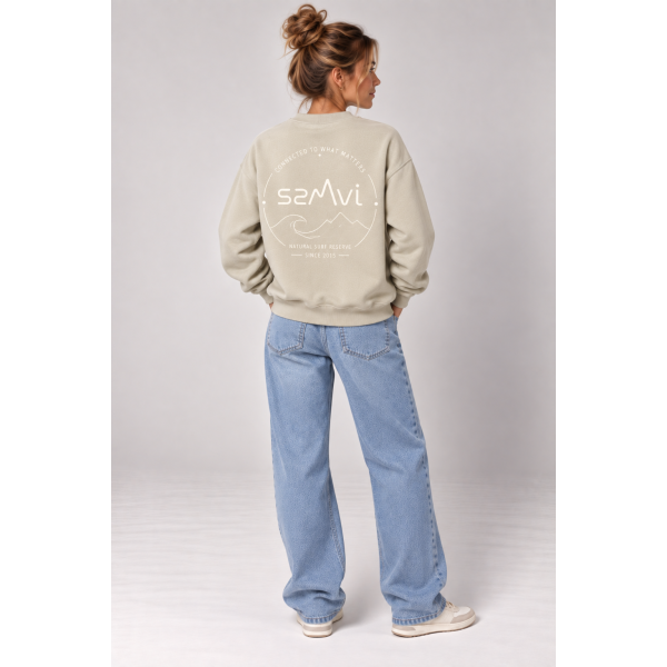 SANVI SUDADERA SIN CAPUCHA ARENAL CRUDO