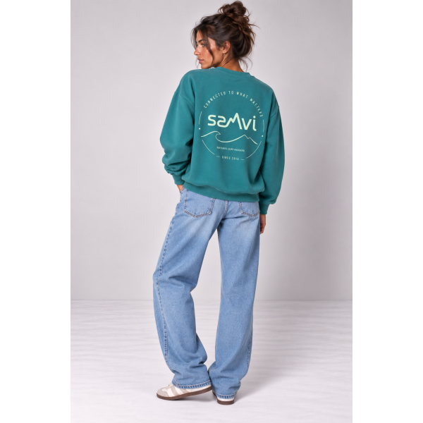 SANVI SUDADERA SIN CAPUCHA ARENAL VERDE
